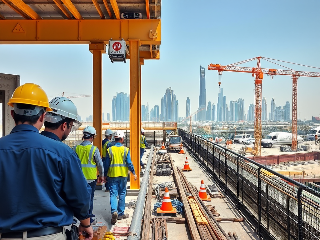 Oil and Gas Construction Safety Site UAE