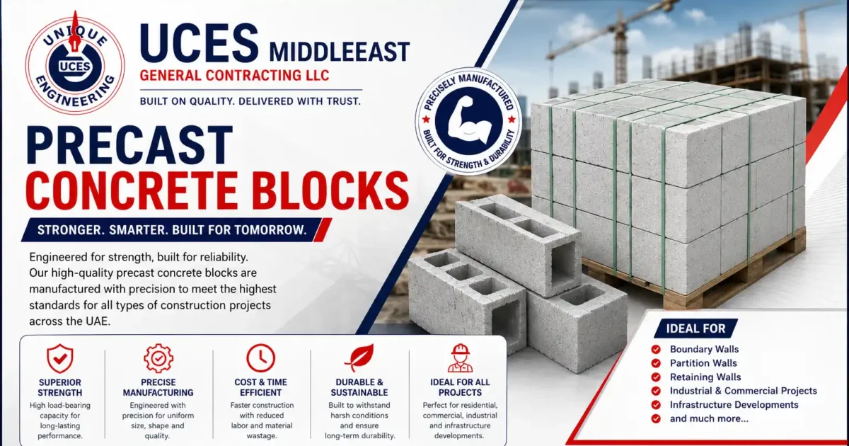 Precast Suppliers in UAE | Precast Concrete Elements Abu Dhabi |