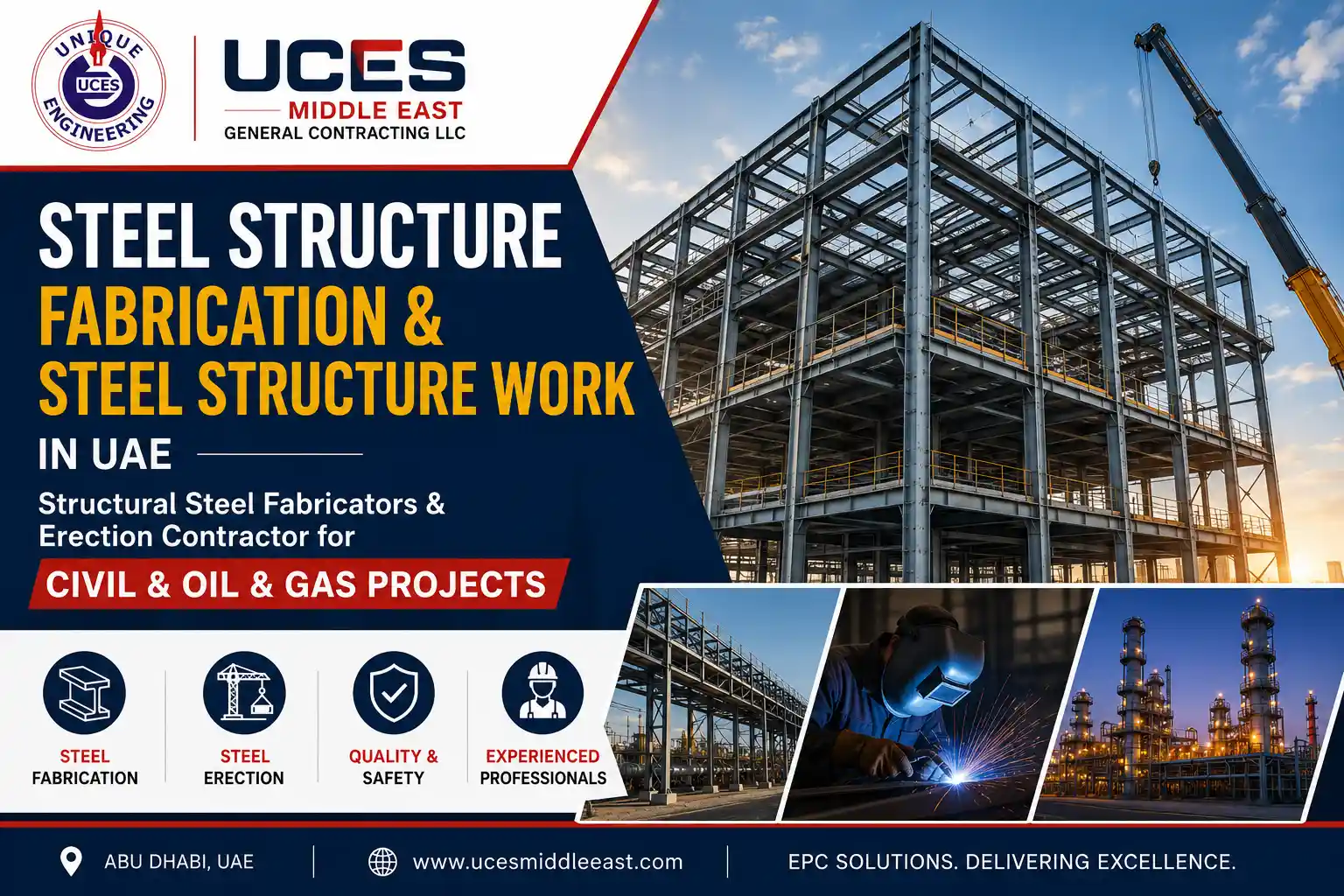 Steel Structure Fabrication in UAE | Abu dhabi