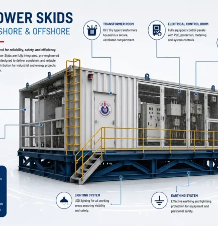 Power Skid and E House UCES Middle East