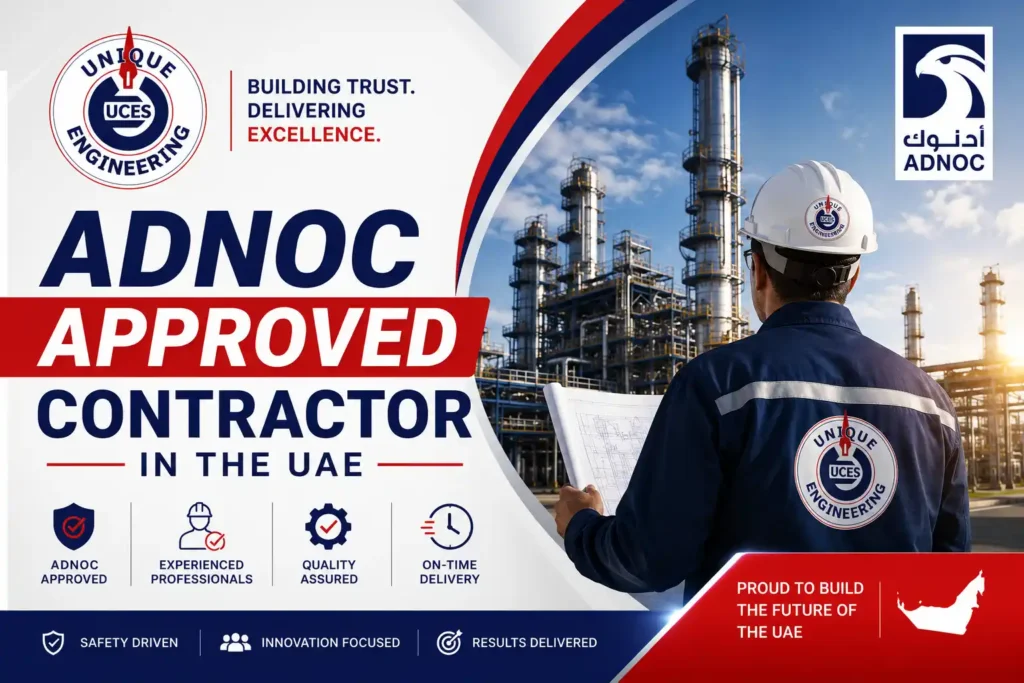 Adnoc approved Contractor UAE Abu Dhabi